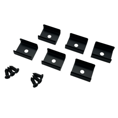 Set bevestigingsclups Lite Track (6 st)